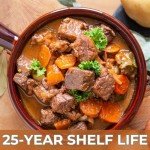 Freeze-Dried Beef Dices for Camping & Meal Prep