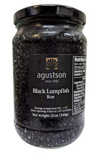 Agustson Black Lumpfish Caviar, 12 Ounce Jar