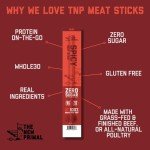 Spicy Grass-Fed Beef Sticks - Keto Snack 20 Count