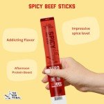 Spicy Grass-Fed Beef Sticks - Keto Snack 20 Count