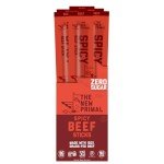 Spicy Grass-Fed Beef Sticks - Keto Snack 20 Count