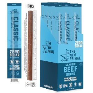 New Primal Classic Beef Meat Stick - Paleo Keto Snacks