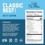New Primal Classic Beef Meat Stick - Paleo Keto Snacks