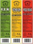 Exotic Game Meat Sausage Sticks – Elk, Venison, Boar