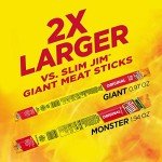 Slim Jim Monster Smoked Meat Sticks - 18 Count