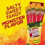 Slim Jim Monster Smoked Meat Sticks - 18 Count