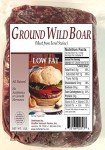 Ground Wild Boar - 10 Packs, 1 lb Each