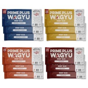 Wagyu Beef Protein Bars Variety Pack - 12 Count