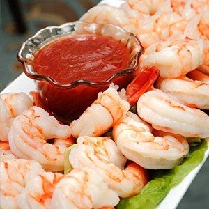 Fresh Jumbo Cocktail Shrimp - 2 lb Bag