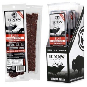 ICON Meats Original Elk and Beef Jerky Strips