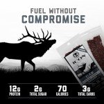 Elk and Beef Jerky Steak Strips - Savory Snack