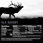 Elk and Beef Jerky Steak Strips - Savory Snack