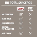 Chomps Grass Fed Venison Jerky Snack Sticks 24-Pack