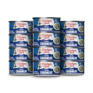 Lump Crab Meat Cans - Wild Caught (Pack of 12)