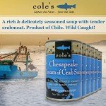 Cole's Chesapeake Cream of Crab Soup Pack - 6 Cans