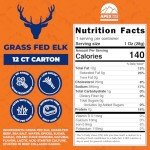 Elk Grass-Fed Meat Sticks - 12-Pack