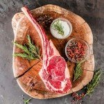 Tomahawk Ribeye Steaks - Australian Wagyu BMS3