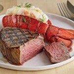 Premium Duo Dinner Surf & Turf Set - 2 Super Trimmed™ Filet Mignons, 6 oz each, 2 North Atlantic Lobster Tails, 5 oz each, Aged up to 28 Days -serve for special events from Kansas City Steak Company.
