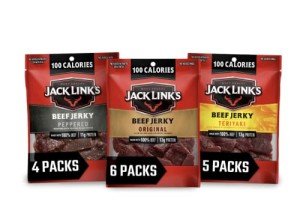 Jack Link's Beef Jerky Bold Variety Pack – Includes Original, Teriyaki and Peppered Jerky, Bulk Protein Snack Pack, Good Source of Protein, Meat Snacks Made with 100% Beef – 1.25 Oz (Pack of 15)