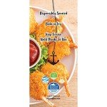 Gourmet kitchn Aqua Star Frozen Breaded Butterfly Shrimp | No Artificial Flavors and Preservatives - Tail on (3 lbs.) (2 Pack)