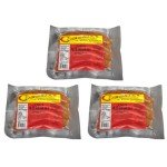 Comeaux's Alligator Boudin (Pack Of 3) - Bold and Flavorful Cajun Delicacy - Authentic Louisiana Cajun Boudin - Perfect Spice and Flavor to Every Bite - Perfect for Grilling and Frying - Geaux Eat More Boudin