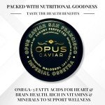 Opus Imperial Osetra Black Caviar - Great with Blinis for Caviar Food as Fresh Cavier Fish Roe, Osetra Non-Pasteurized Sturgeon Cabiar, Affordable Gourmet Cavier, Ossetra Sturgeon Roe 1oz / 30g