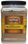 Ground Dried Mushroom Powder by Its Delish, 24 OZ Jumbo Container | Dark Chilean Dehydrated and Ground Mushrooms for Cooking and Flavoring