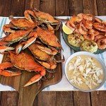 Cameron's Seafood- Romantic Seafood Dinner- Maryland Blue Crabs Crab Cakes and Spiced Shrimp Sampler