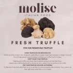 Centro Tartufi Molise Fresh Italian Black Autumn Truffles, Burgundy Truffles, Gourmet Solid and aromatic flavor Truffles, Product imported from Italy (4 OZ)
