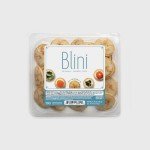 MARKY'S French Blinis for Caviar - 30 pcs - Handmade Breakfast Mini Pancakes Crepes Canape Best for Caviar and Roe