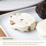 Fresh & Wild | Black Truffle Butter Made with Real Black Truffles | Gluten-Free | For Use With Eggs, Polenta, Pasta, Risotto, or on top of Grilled Meat | 8 oz | Gourmet, Chef-Inspired Ingredients