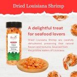 Byait Dried Louisiana Shrimp 5 Oz – Approx. 230 Pieces, Fresh-Caught & Dehydrated for Snacks, Seafood Salad, Pad Thai, Ramen Toppings, or Soup, Premium Wild-Caught Shrimp, MSG-Free, Non-GMO