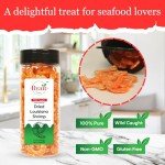Byait Dried Louisiana Shrimp 5 Oz – Approx. 230 Pieces, Fresh-Caught & Dehydrated for Snacks, Seafood Salad, Pad Thai, Ramen Toppings, or Soup, Premium Wild-Caught Shrimp, MSG-Free, Non-GMO