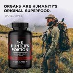 Surthrival: The Hunter's Portion Premium Elk Organ Blend - Elk Organ, Liver, Heart, Kidney Supplement Capsules - Derived from US Sourced Free Range Elk - 120 Capsules (500mg Each)