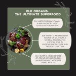 Surthrival: The Hunter's Portion Premium Elk Organ Blend - Elk Organ, Liver, Heart, Kidney Supplement Capsules - Derived from US Sourced Free Range Elk - 120 Capsules (500mg Each)