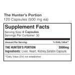 Surthrival: The Hunter's Portion Premium Elk Organ Blend - Elk Organ, Liver, Heart, Kidney Supplement Capsules - Derived from US Sourced Free Range Elk - 120 Capsules (500mg Each)