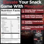 Five Star Wagyu Mesquite Beef Jerky, Soft & Mouth Melting Tender Jerky, Award-Winning Premium Beef Jerky, No Artificial Ingredients, Premium Gift Snack, Nitrate/Nitrite-Free, Gluten-Free, Wagyu Beef Snacks (6 Pack of 2 Oz - Total 12oz)