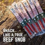 Beef Snob Snack Sticks - Original Flavor - 1 Ounce Snack - 20 Meat Sticks Per Box - High Protein Snack, Sugar Free Snack, Keto Friendly, Gluten Free Jerky Sticks