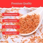 Byait Dried Japanese Sakura Shrimp 4 Oz, Wild-Caught Baby Shrimp, Dehydrated Small Shrimp for Ramen Toppings, Seafood Soups, and Gourmet Cooking, Non-GMO, Gluten-Free
