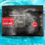 Wild Caught White Shrimp, 16-20 Shrimp Count Per Pound, 5Lb Total - Individually Frozen Bulk, Premium Mexican Shell-On Shrimp, Sustainable & Gourmet Choice for Chefs