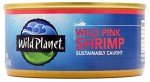 Wild Planet, Wild Pink Shrimp, 4 Ounce Cans (Pack of 12)