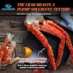 OCEANZEN: Colossal Alaskan Red King Crab Legs (2 LBS) - Overnight Shipping Monday-Thursday