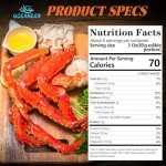 OCEANZEN: Colossal Alaskan Red King Crab Legs (2 LBS) - Overnight Shipping Monday-Thursday
