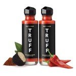 TRUFF Hot Sauce, Gourmet Hot Sauce with Ripe Chili Peppers, Black Truffle, Organic Agave Nectar, An ultra unique Flavor Experience in a 6 oz Bottle (2 Pack)
