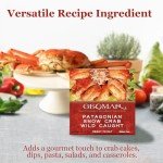 GEOMAR - Patagonian Wild-Caught Snow Crab Meat, 6 oz Can | Sustainably-Sourced Tender Crab Meat | Good Source of Protein, Omegas, Keto-Friendly | 6 Pk