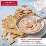 GEOMAR - Patagonian Wild-Caught Snow Crab Meat, 6 oz Can | Sustainably-Sourced Tender Crab Meat | Good Source of Protein, Omegas, Keto-Friendly | 6 Pk