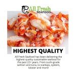 Maine Cold Water Lobster Tails | 6 Pieces (8-10 oz Each) | Harvested from the Icy Waters off the Coast of Maine | Fresh Lobster | Premium Seafood | All Fresh
