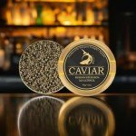 Premium Russian Sturgeon Caviar - 50G / 1.8 OZ - Premium Sturgeon Black Caviar - Premium Quality, Imported