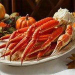 OCEANZEN:Premium Alaskan Largest Size Snow Crab Legs(Approximately 10-12 oz per cluster) (4LBS)