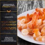New York's Delicacy, Gourmet Collosal Size 6/8, Ecuadorian Shrimps - [1 x 2 Pound][2 Pound] - Wild Caught, 100% Natural,High in Protein and Essential Amino Acids, Ready to cook - frozen seafood